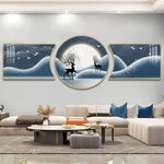 Charger l&#39;image dans la galerie, ✨ Tableau Décoratif Cristal XXL – 3 Pièces (40+60+40 cm) ✨
