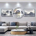 Charger l&#39;image dans la galerie, ✨ Tableau Décoratif Cristal XXL – 3 Pièces (40+60+40 cm) ✨
