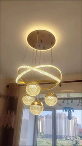 ✨ Lustre LED Cristal Moderne – Élégance & Luxe pour votre Intérieur ✨